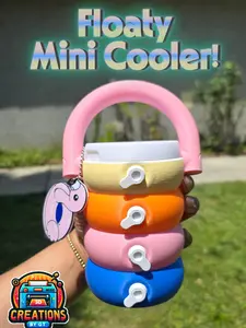 3DCreationsByGT  Floaty Mini Coolers | 3D Printed Can Cooler (Floaty)