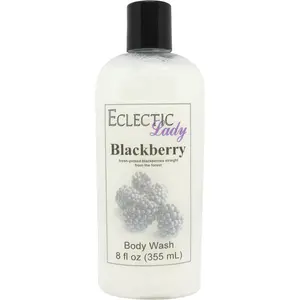 Blackberry Liquid Pearl Body Wash, 3 in 1 Use for Bubble Bath, Hand Soap & Body Wash