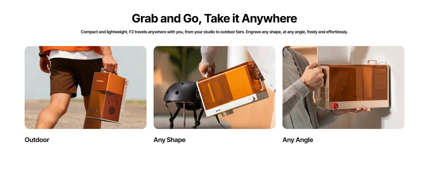 xTool F2 5W IR & 15W Diode Dual Laser Engraver, Built-in 50MP Camera, 6000mm/s Ultra Fast, 3D Embossing, Color Marking on Metal, On-Site & Small-Batch Ready, Portable Desktop Laser Engraving Machine xTool F2 5W IR & 15W Diode Dual Laser Engraver, Built-in 50MP Camera, 6000mm/s Ultra Fast, 3D Embossing, Color Marking on Metal, On-Site & Small-Batch Ready, Portable Desktop Laser Engraving Machine