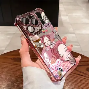 Anime Oosaki Nana iPhone Case for Models 16 15 14 13 12 11 Pro Max X XR Xsmax 8 42 Plus, Transparent Soft Shield with Shockproof Design, Accessories