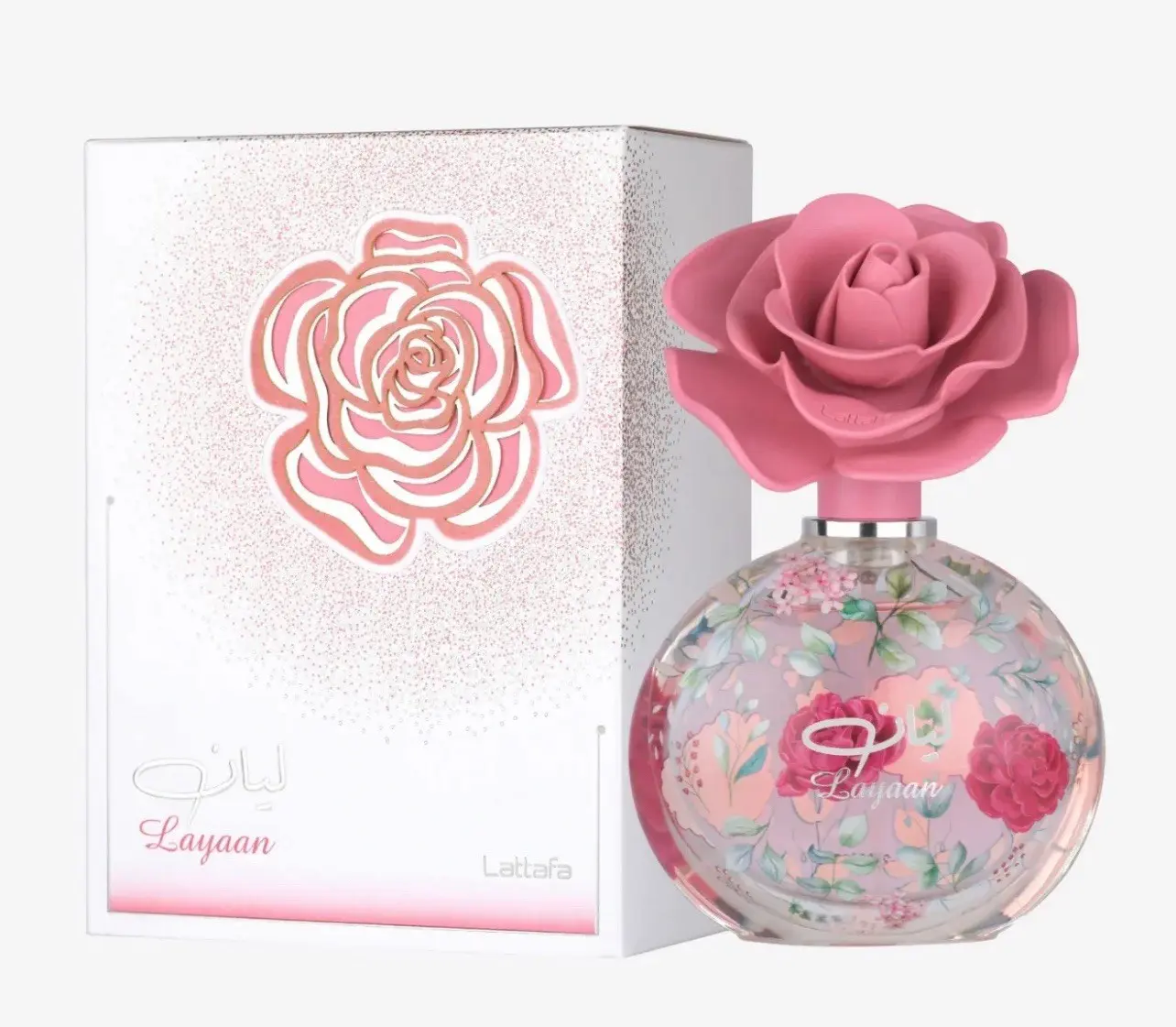 Lattafa Layaan 100ml Elegant Floral Scent Everyday Fragrance, Women's Floral Perfume, Single Item, Floral Scents