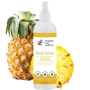 Pet Deodorizer Perfume Spray Pina Colada Scent for Dogs, Cats, Safe for All Pets Water based Non toxic cat perfume dog perfume pet cologne