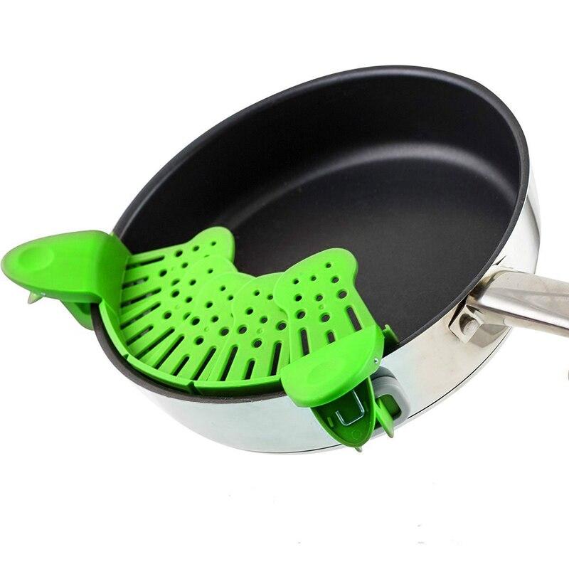 Universal Silicone Clip-on Pan Pot Strainer Anti-spill Pasta Pot Strainer Food Grade Rice Fruit Colander Strainer Kitchen Gadgets Universal Silicone Clip-on Pan Pot Strainer Anti-spill Pasta Pot Strainer Food Grade Rice Fruit Colander Strainer Kitchen Gadgets