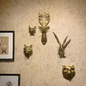 Animal Theme Copper Art Resin Wall Decor, Perfect for Bedroom Dining Room Living Room, Enhance Home Aesthetic with Unique Design