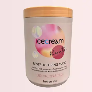 ICECREAM KERATIN- RESTRUCTURING MASK- 1000 ml ICECREAM KERATIN- RESTRUCTURING MASK- 1000 ml