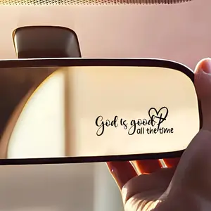 3PCS/SET  Christian Car Decals: The Lord is Always Good Waterproof Vinyl Stickers for Helmets, Laptops, Water Bottles, Phone Cases, and Cars Universal Car Sticker Multipurpose Car Decal