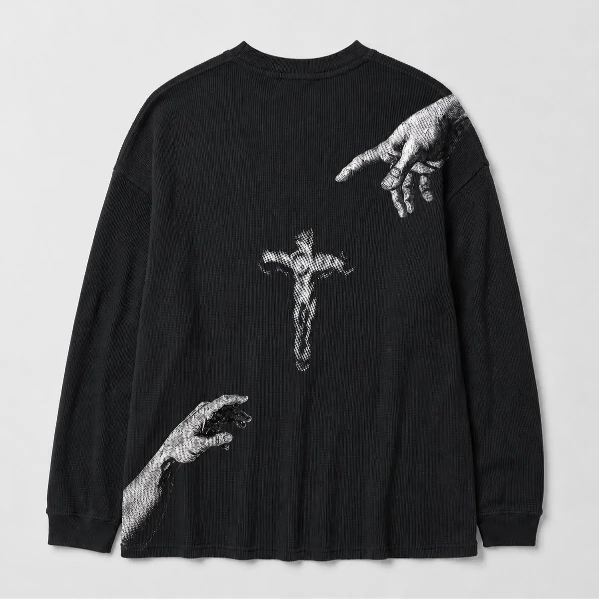 Touch of God Waffle Knit Long Sleeve