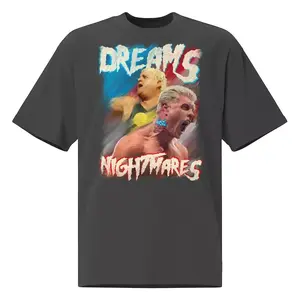 Cody & Dusty Rhodes Unisex Faded Wrestling T-Shirt Collection Tshirt Crewneck Cotton Shortsleeve