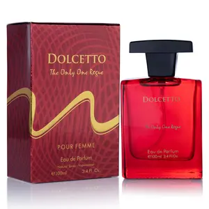 Dolcetto Only One Rouge 3.4 Oz Perfume for Women – The Perfect Blend of Passion and Sophistication | Urban Collection, Edp Fragrance, Floral Scents Perfume