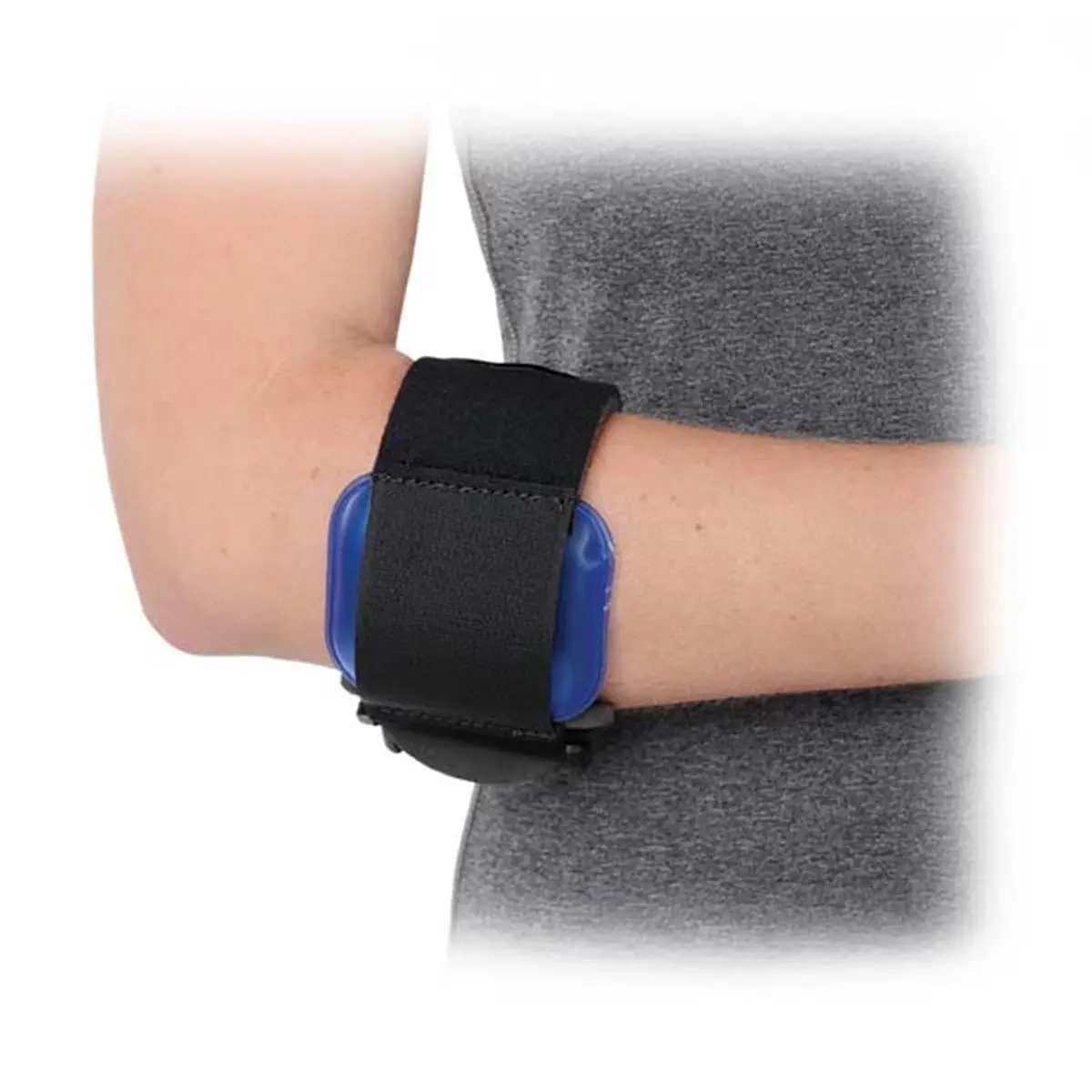 Advanced Orthopaedics 2301 Air Gel Tennis Elbow Support System - Universal, Fits Either Left or Right Forearm, Targets Lateral Epicondylitis & Tendonitis, Maximizes Compression, Reduces Recovery Time, Foam Tension, Maximize Compression