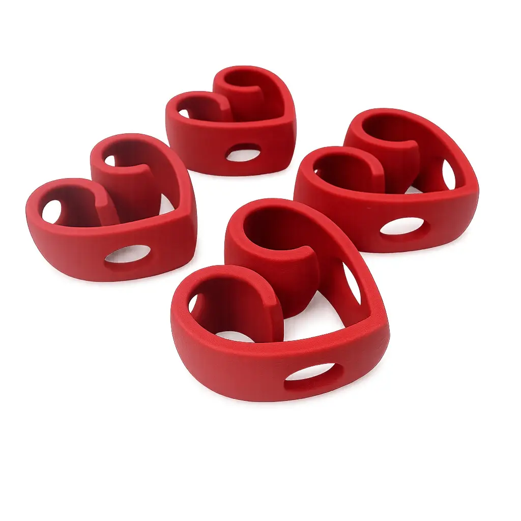 6-Pack Lightweight Portable 3D Printed Heart Chopstick Helper, Reusable Kitchen Dining Training Tool