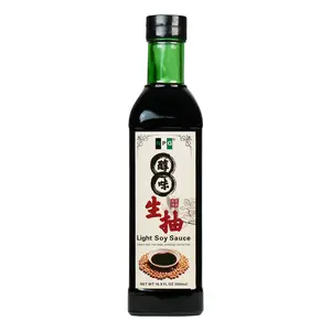NPG Premium Light Soy Sauce 16.9 FL Oz/ 500ml Bottle, Tamari Lite Soy Dipping Sauces for Fish, Dumpling, Noodles, and Marinade Meat, Perfect Condiment