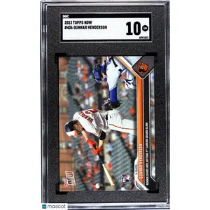 Gunnar Henderson 2023 Topps Now #436 Rookie SGC 10