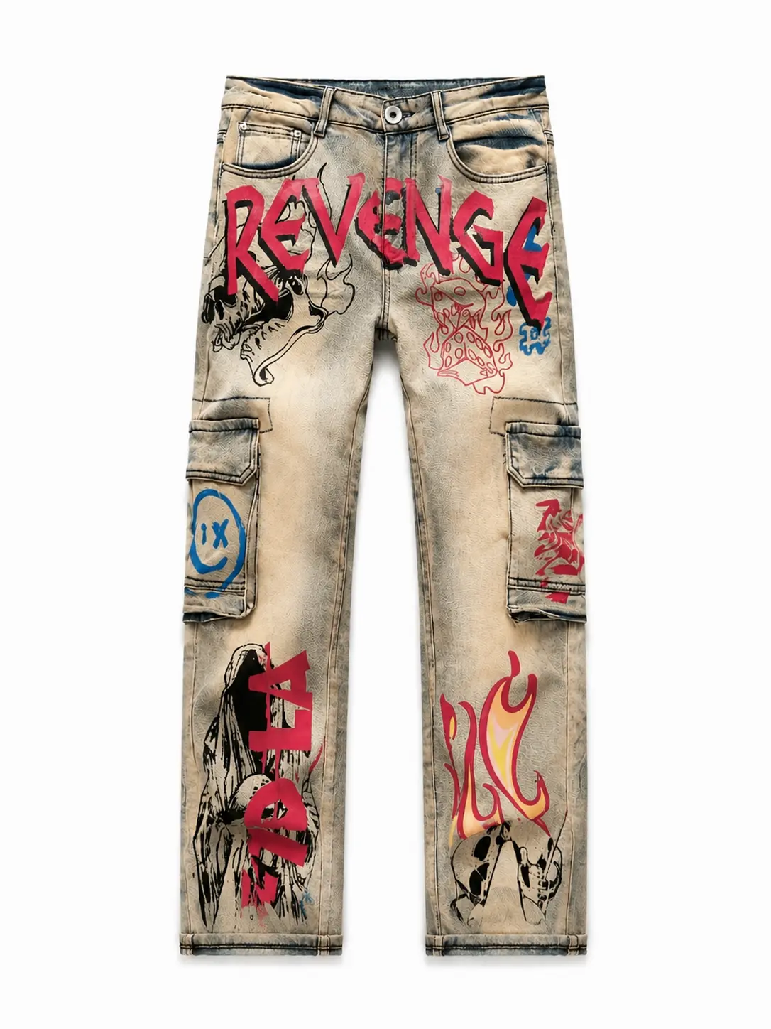 Men'S Versatile Workwear Jeans Featuring Retro Prints for Street Fashion Casual Menswear Streetwear Breathable Classic  Streetwear -3367 Pants Fabrics Trouser Tapered Stretch skinny jeans baggy jeans for men jeans pants for men  old navy denim tiktokshops
