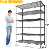 6 Tier&1200LBS-35.4"W*15.7"D*75"H
