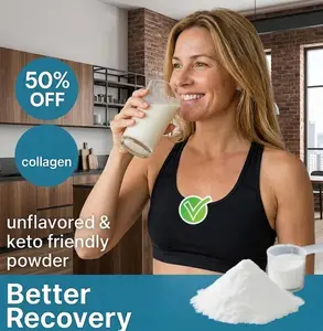 Collagen Peptide Powder 20oz - Grassfed Protein Supplement - Advanced with 18 Essential Amino Acid Dietary Fitness Natural Optimum