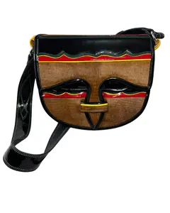 CARRIEL PAISA COLOMBIAN ARRIERO STYLE Handcrafted Leather Bag with 12 Pockets & Adjustable Strap Traditional Colombian Design