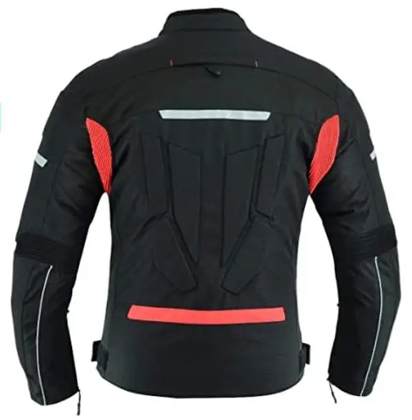 INTAN Motorbike Armoured Cordura Jacket With Protectors Mens Motorcycle Waterproof Protective CJ-85 (as1, alpha, s, regular, regular)