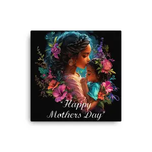Canvas Happy Mothers Day Art Holiday Gift for Mom
