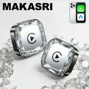 【Summervibes】MAKASRI 2026 New Wireless CarPlay Adapter - iPhone & Android Compatible Hands-Free Calling