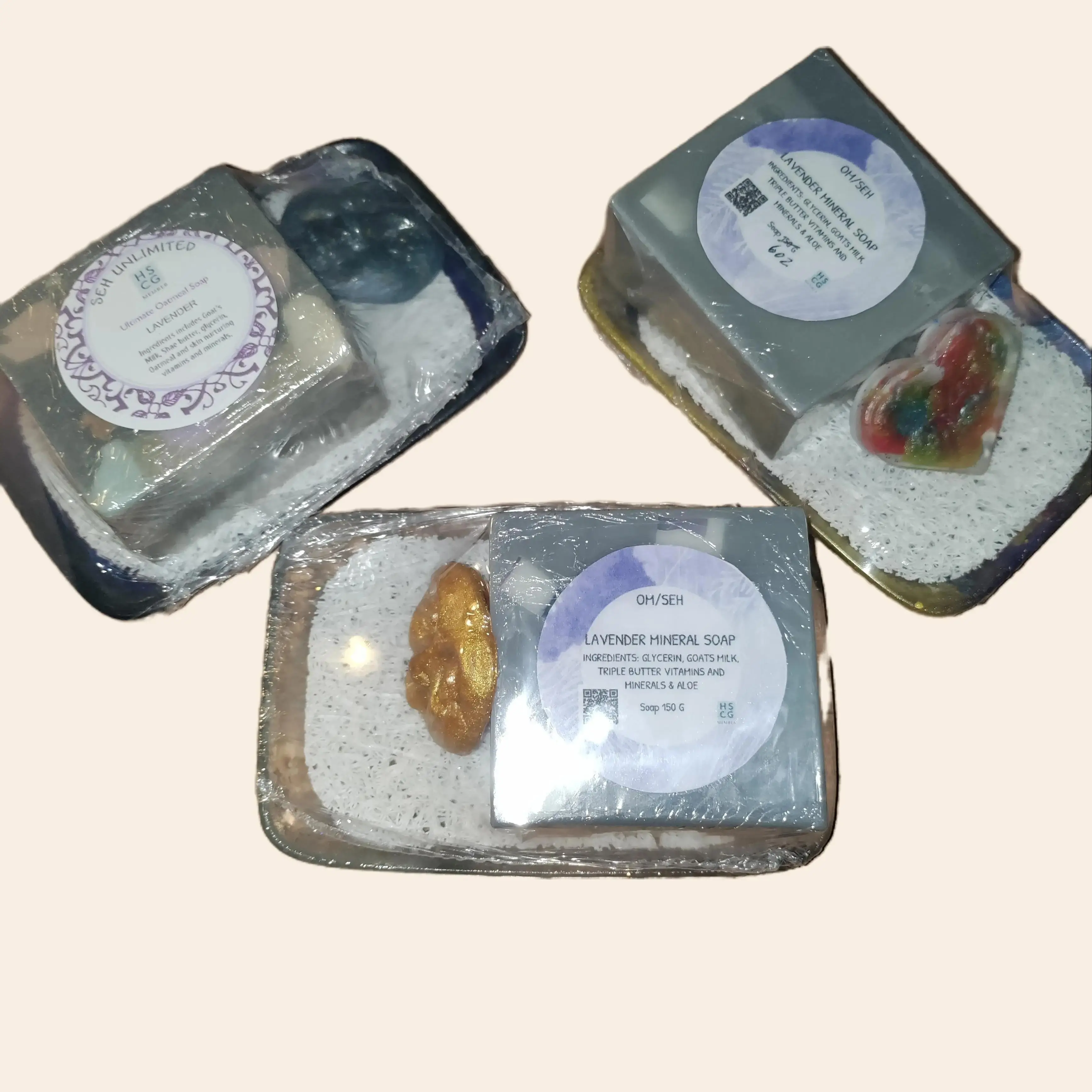 Soap and Soap Dish with padding
