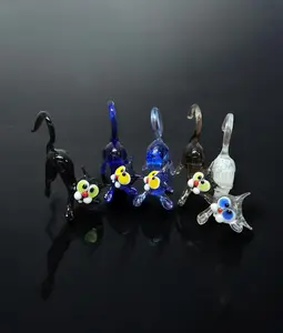 Glass Cat Figurine, Collectible Glass Cat, Murano Quality Gift At A Fraction Of The Price, Handcrafted In Ukraine