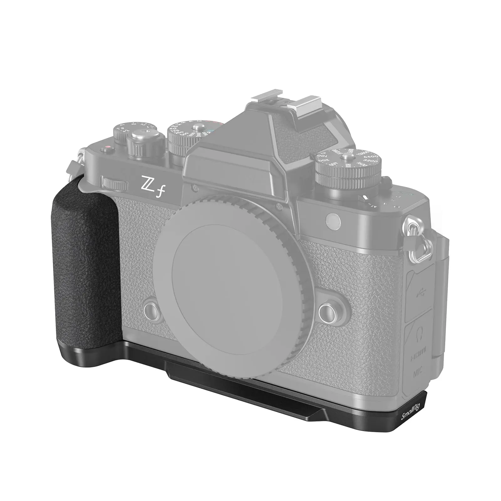 SmallRig L-Shape Camera Handgrip 4262 for Nikon Z f, Ergonomic Non-Slip Silicone Grip, Built-in Arca-Style Quick Release Mount, Texture and Color Match, for Gimbal/Tripod/Handheld Shooting Camera Accessories