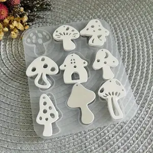 Mushroom Shaped Silicone Mold, 1 Count Small Mushroom Mold, Epoxy Mold, Earring Mold, DIY Crafts Mold Making Kit for Jewelry, Earrings, Charms