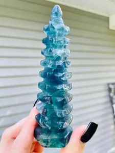 Blue Fluorite Wen Chang Tower