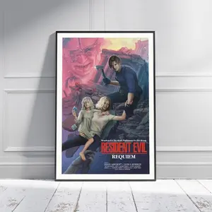 Resident Evil 9 Requiem Poster: Horror Game Art Print