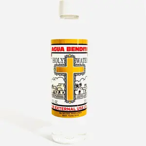 Holy Water (Agua Bendita) 8 oz  Religious Room Decor