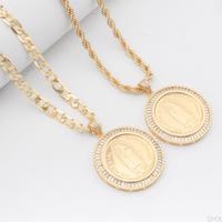 Full Gold Virgin Mary Centenario White Bezel 