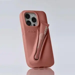 Silicone Phone Case with Built-In Lip Gloss Holder – Compatible with iPhone 11 12 13 14 15 16 17 Promax