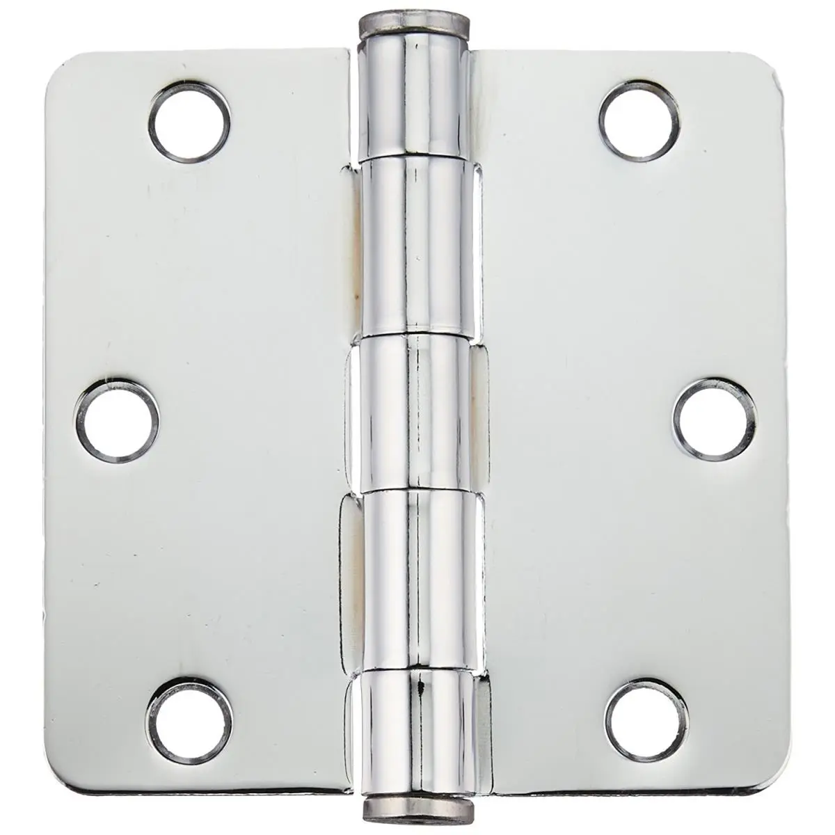 Deltana Heavy-Duty Steel Radius Hinge, 3.5x3.5x0.25 in Brass-Zinc Door Hardware, Reliable Home Improvement Accessory with Responsive Customer Service