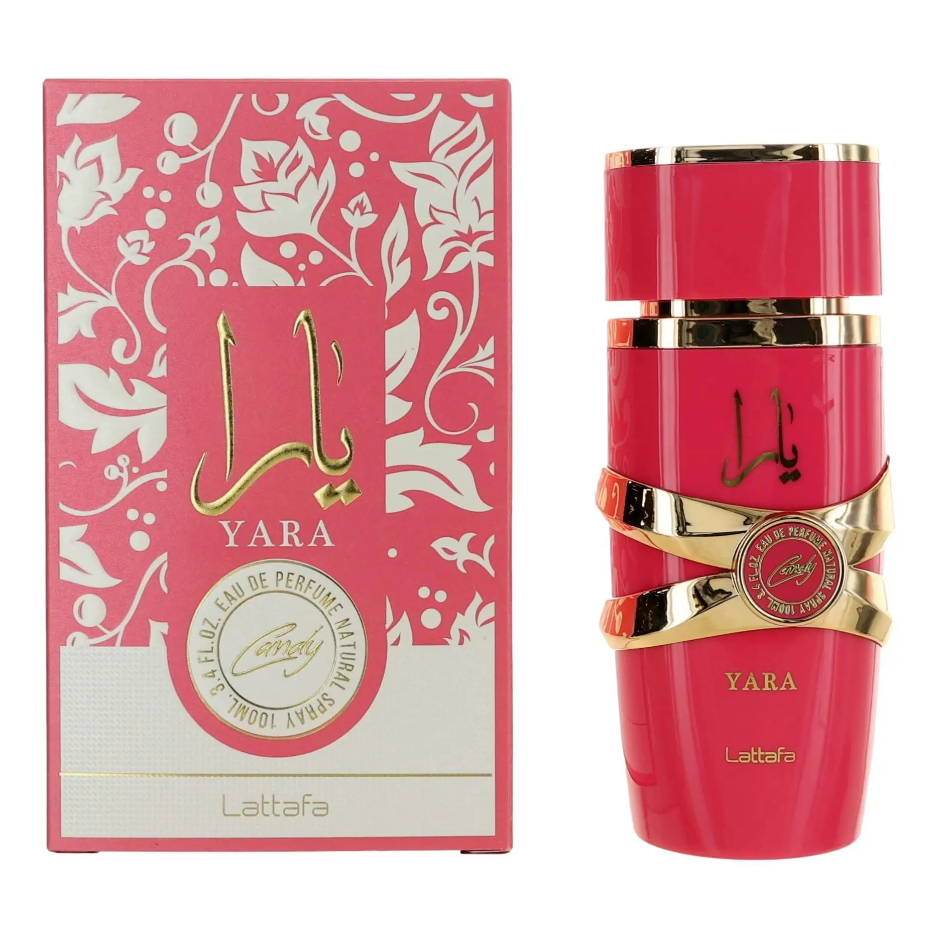 Lattafa Yara Candy EDP for Women, 3.4 oz | Long-Lasting Perfume with a Dreamy Floral Musk Scent for Dating, Party, and Leisure