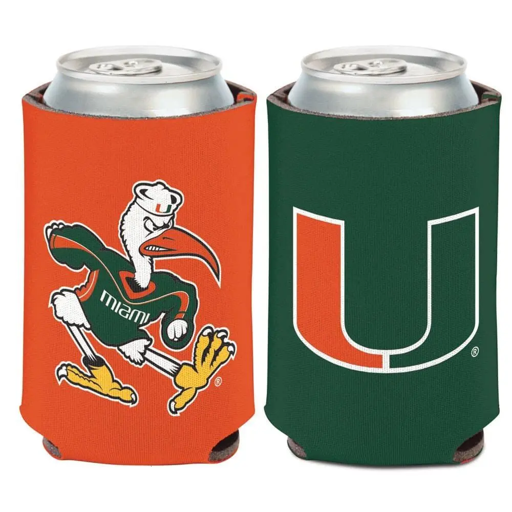 Miami Hurricanes Can Cooler 12 Oz. Koozie