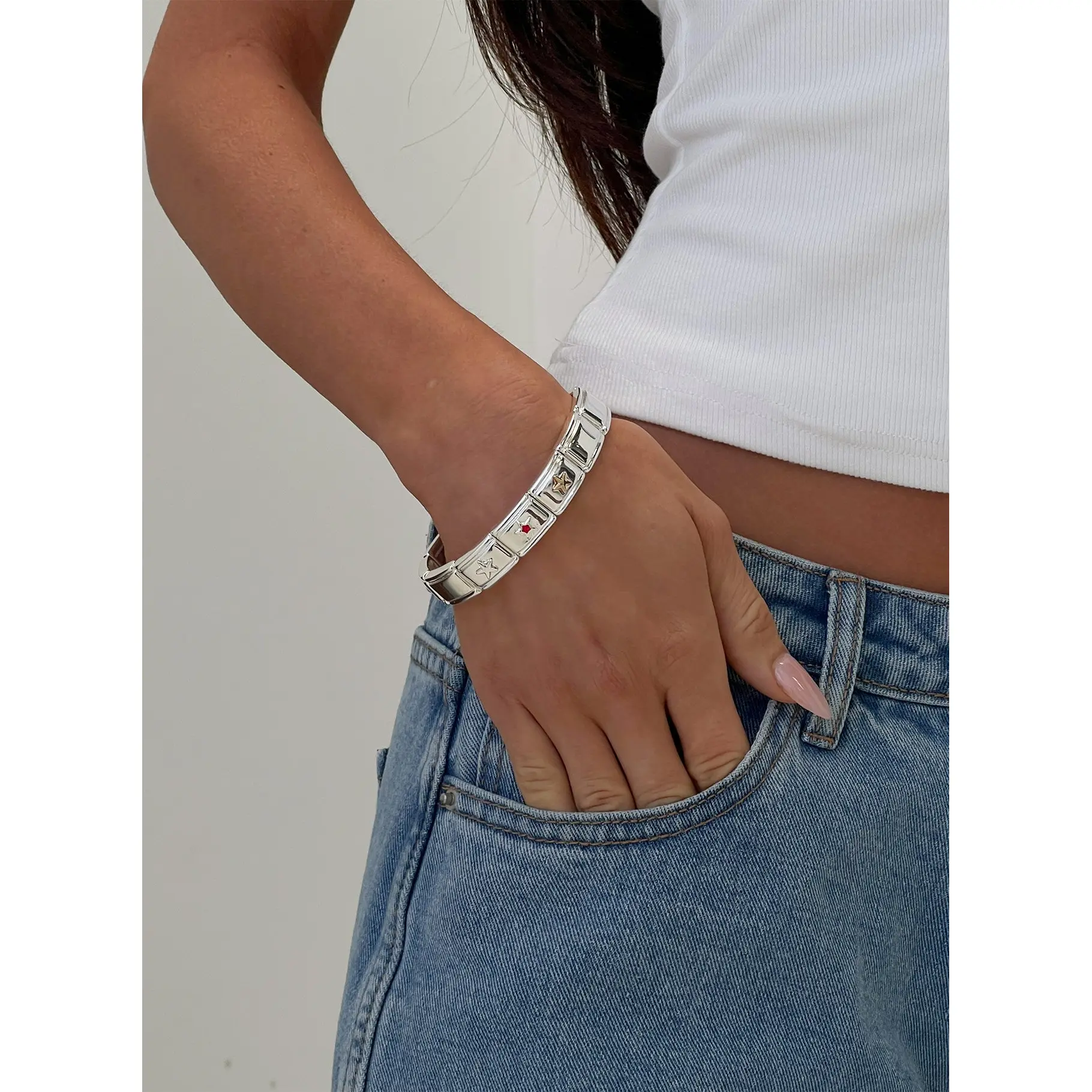 Winding Roads Bracelet Silver / Multi