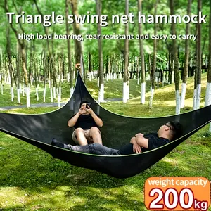 NEW Large Treehouse Hammock Tent for Multiple People!Multi-Use Camping Swing with Net - Perfect for Outdoor Relaxation & Adventure