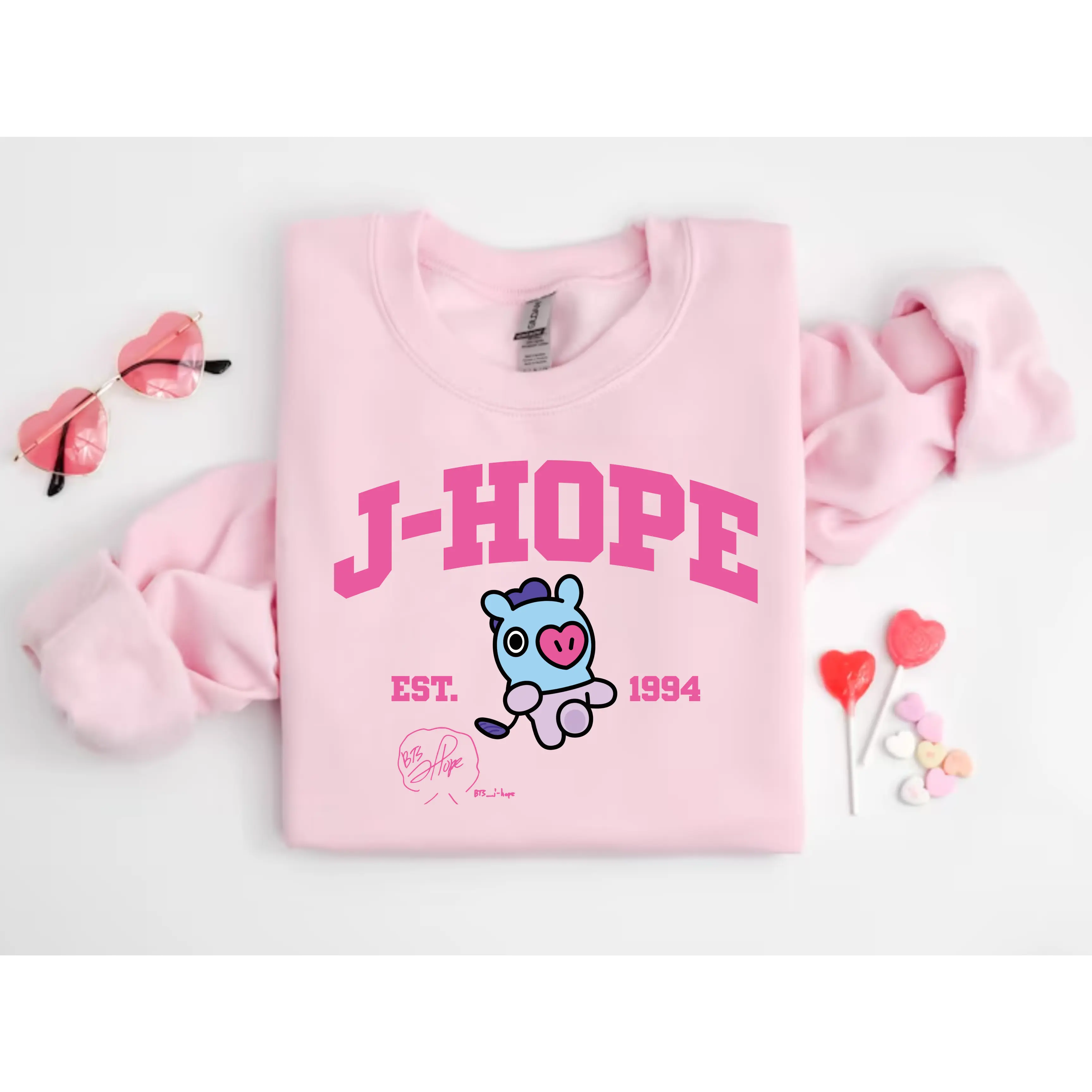 J-Hope Est.1994 Sweatshirt, BT21 Chibi Cute Sweater, Gift for fan, KPOP tour 2026