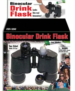 🔭 Binocular Drink Flask – Hidden Booze on the Go!