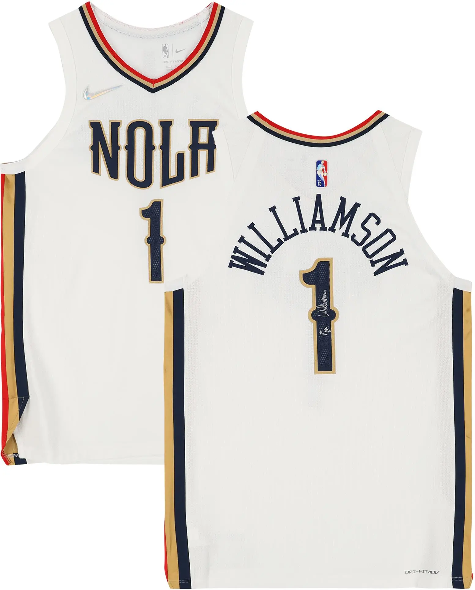 Zion Williamson New Orleans Pelicans Autographed White Nike City Edition Authentic Jersey - Fanatics Authentic Certified