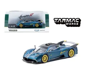 Tarmac Works 1:64 Pagani Huayra R Monterey Car Week 2025 USA Event Special Edition Turquoise Carbon