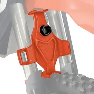Universal Orange Plastic Dirt Bike Front Fork Saver Protector Guard for Motocross Supermoto Enduro Pit Bike Transportation