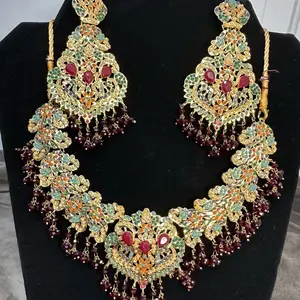 Bridal set  With tikka and jhumar
