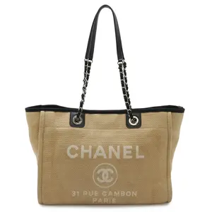 Pre-owned CHANEL Canvas Tote Bags Deauville 2way Bag
