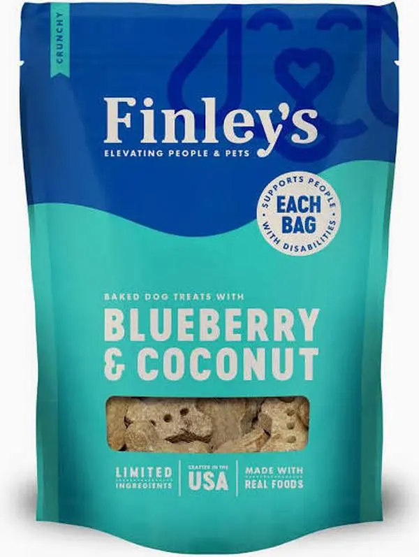 Finley's Blueberry & Coconut Dog Biscuits 6 oz
