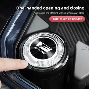 Car Ashtray LED Light Ceramics Inner Liner Ash Tray For Lexus F-SPORT ES RX NX LS UX LM LX GX LC RZ IS CT GS RC HS SC TX LBX IS300 RX350 LS500 LX600 NX260 CT200