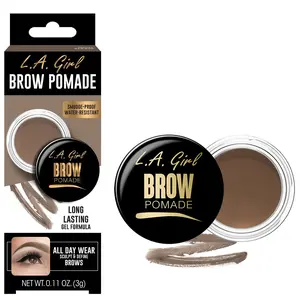 L.A. Girl Brow Pomade - Smooth Water-Resistant Gel Formula for Long Lasting Eyebrow Definition & Sculpting - Flattering Shades Available - Makeup Cosmetic