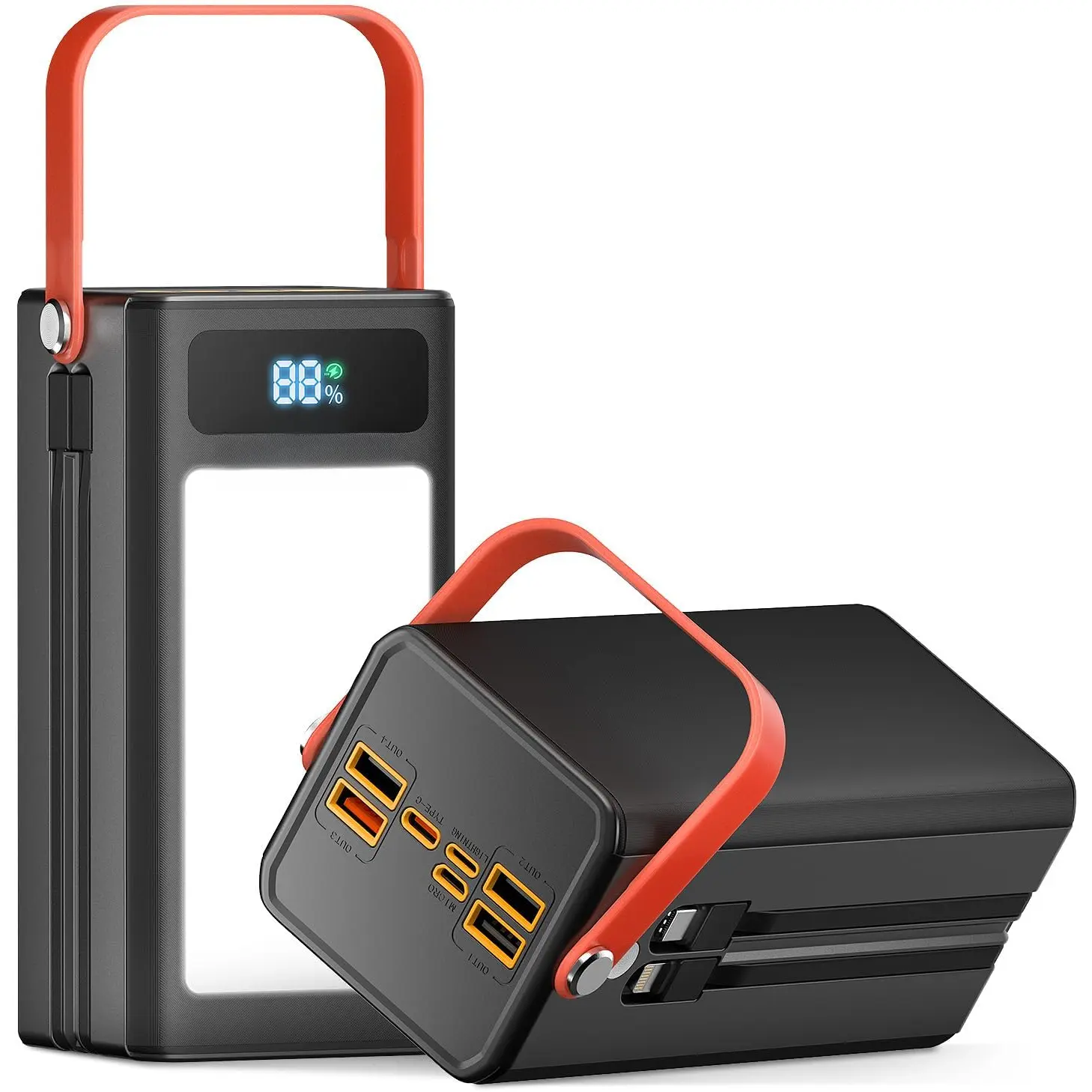 Portable Power  Station 99Wh Outdoor Generator LCD Display Backup Phone  Pack Portable PD Fast Charger for Laptop Cellphone Travel Camping Home Use with Full Flashlight