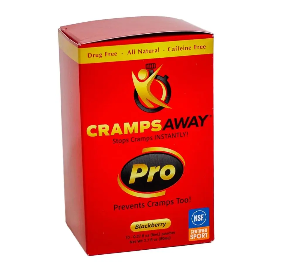 CrampsAWAY Pro All-Natural Muscle Cramp & Hydration Support 10 Pack Liquid Electrolyte Supplement for Athletic - Muscles and cramp pain remove relief pack